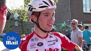 Police confirm the death of promising cyclist Bjorg Lambrecht [upl. by Mauricio]