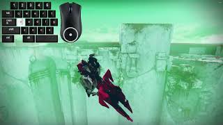 Destiny 2 Advanced Sparrow Flying with Keystrokes [upl. by Attelrak]