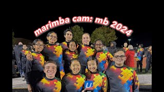 marimba cam hillsborough high school marching band 2024 [upl. by Carrick]