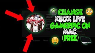 HOW TO GET AN XBOX CUSTOM GAMERPIC ON MAC FREE 2017 [upl. by Seftton99]