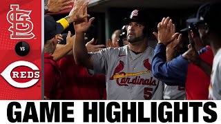 Cardinals vs Reds Game Highlights 82922  MLB Highlights [upl. by Flowers]