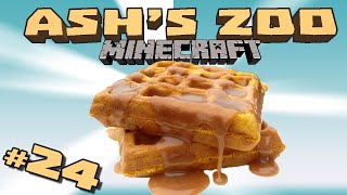 Minecraft Ashs Zoo  24  Waffles [upl. by Abbie]