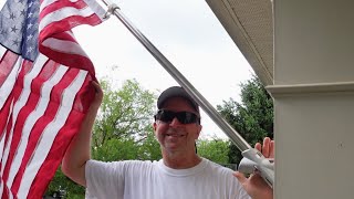 How to Install and Hang a Flag Using a Holder Mount [upl. by Colpin289]