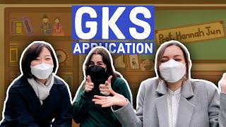 Application tips for GKS ft university vs embassy track lovely campus view [upl. by Ahsiram840]