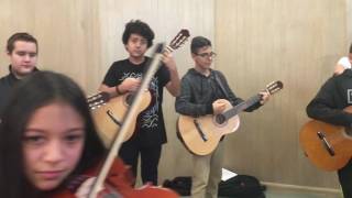 Pioneer Middle School Mariachi Mannequin challenge [upl. by Fredrika]