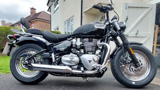 Bonneville Speedmaster 1200 1st Day of ownership POV [upl. by Lebisor148]