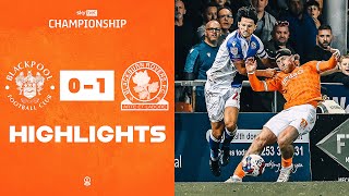 Highlights  Blackpool v Blackburn Rovers [upl. by Einnep247]