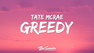 Tate McRae  greedy Lyrics [upl. by Annoyed]