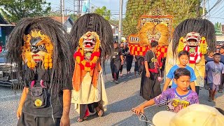 Konvoi Pecutan Barongan Blora dan Reog Ponorogo Keliling Desa Seni Barongan Singo Kembar Joyo [upl. by Amzu415]