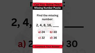 Solve This Missing Number Puzzle Only Genius Can Solve This iqtest [upl. by Rici]