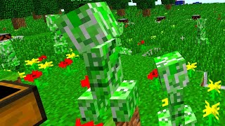 Perfectly normal creeper in Minecraft [upl. by Petua]