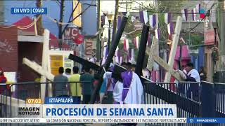 Pasión de Cristo en Iztapalapa Todo listo para la representación del Viernes Santo  Francisco Zea [upl. by Conney]