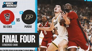 Purdue vs NC State  Final Four NCAA tournament extended highlights [upl. by Lienad210]