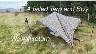 An Aborted Tarp and Bivy in the Cheviots [upl. by Berkshire]