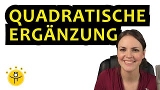 QUADRATISCHE ERGÄNZUNG – Parabel in Scheitelpunktform umwandeln binomische Formel [upl. by Bonnell]