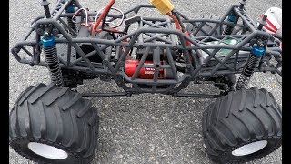 MST MTX1 RUN AT PARK  BRUSHLESS DYNAMITE 2IN1 TAZER TWIN 3000KV MOTOR SYSTEM [upl. by Isa]