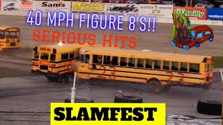 Slinger Speedway Slamfest 2 2023 Highlights And Crazy Hard Hits🔥 [upl. by Awe]