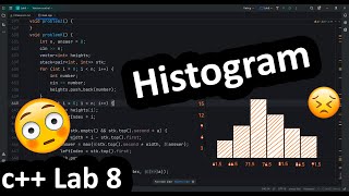 HISTOGRAM C KBTU LAB 8  АҚЖОЛ КНЯЗОВ [upl. by Sidman]