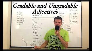 GRADABLE AND NON GRADABLE ADJECTIVES [upl. by Matthaeus289]