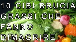 10 cibi brucia grassi che fanno dimagrire  FoodVlogger [upl. by Booma]