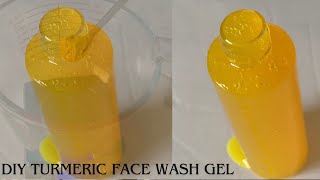 DIY Make Brightening Turmeric Foaming face Wash to Even out Skin Tone [upl. by Garling664]