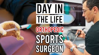 Day in the Life  Orthopedic Sports Surgeon Ep 18 [upl. by Enorej]