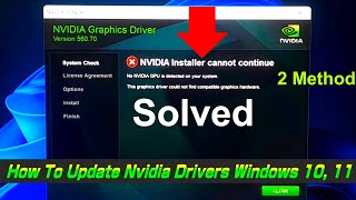 How To Update Nvidia Drivers Windows 1011 [upl. by Forkey407]