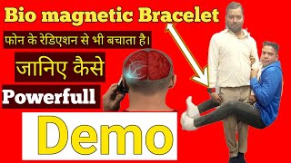 Bio magnetic bracelet Demo EBiotorium powerfull product Results Viral video bio magnetic product [upl. by Aerb]