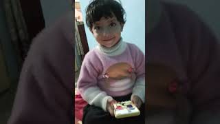 Thoda sa or dekhna h phone cutebaby raavivartika joshi love [upl. by Motteo]