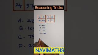 Reasoning Tricks  Nmms Exam navimaths nmmsreasoning reasoningtricks [upl. by Aibar]