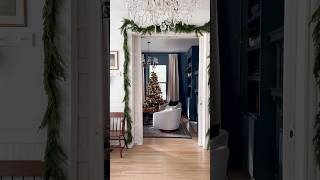 ADDING GARLAND TO MY 119 YEAR OLD ENTRYWAY homedecor christmas garland [upl. by Nameloc818]