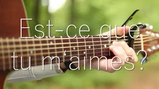 Maître Gims Estce que tu maimes   Fingerstyle Guitar Cover with TABS [upl. by Siari882]