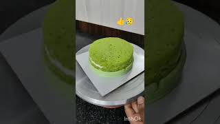 Beautiful cake design and green velvet cake 🎂🎂 [upl. by Issak451]