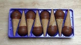 Milka Ice Cream MiniCones Eishörnchen Vanilla [upl. by Saitam]