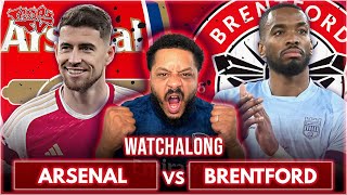 Arsenal 21 Brentford  Premier League  Watchalong WTroopz [upl. by Brenden215]