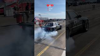 900HP BMW 325i E30 Turbo BURNOUT [upl. by Ainoloppa]