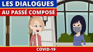 French Conversation in Passé Composé [upl. by Aseela]