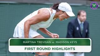 Dramatic second set 😮  Martina Trevisan vs Madison Keys  Highlights  Wimbledon 2024 [upl. by Langer]