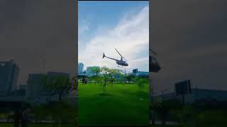 helicopter flying travel helicopter shorts airport [upl. by Sandie278]