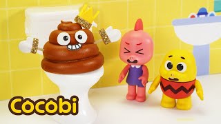 Popó en el Inodoro💩Canciones de Hábitos para Niños  Kids Song  Hola Cocobi [upl. by Riva885]