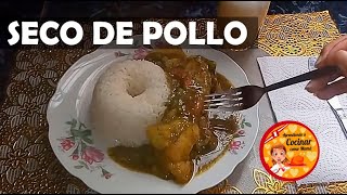 SECO DE POLLO  RECETA PERUANA [upl. by Taima]