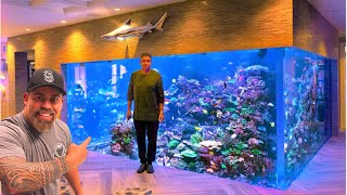 Inside the most EXPENSIVE Home Aquarium In the WORLD [upl. by Obel678]