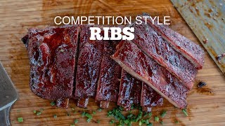 Competition Style Smoked St Louis Ribs [upl. by Nonnag392]