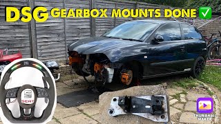 DSG Conversion Seat Ibiza 19tdi 6l Gearbox mount fabrication EP2 [upl. by Reldnahc]