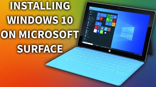 Microsoft Surface RT to Windows 10 Installation Guide 2024 [upl. by Jae518]