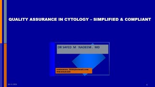 Quest 2A  Quality Control in Cytology [upl. by Heindrick]