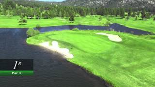 Edgewood Tahoe Golf Course  Hole 1 [upl. by Aivuy]