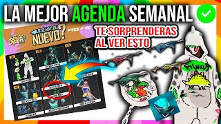 Nueva Agenda Semanal de free fire Torre del DINO COMIC Ruleta de tokens MP40 Escalera recarga poker [upl. by Seidnac]