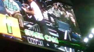 Kid possessed by Michael Jackson dancing on jumbotron at NBA game UPCLOSE [upl. by Ruthe]