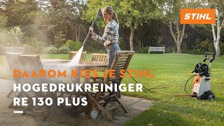 Wat zijn de voordelen van de hogedrukreiniger STIHL RE 130 PLUS [upl. by Warring]